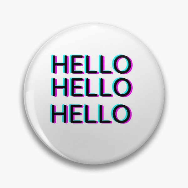 Item preview, HELLO designed and sold by Enid Guinn.