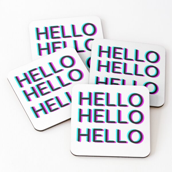 Item preview, HELLO designed and sold by Enid Guinn.
