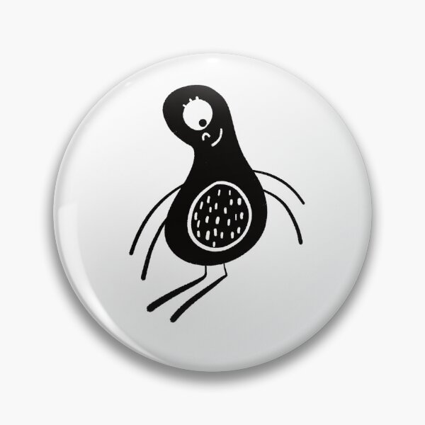 Item preview, Funny black and white creature nr11 designed and sold by KateCrafts.