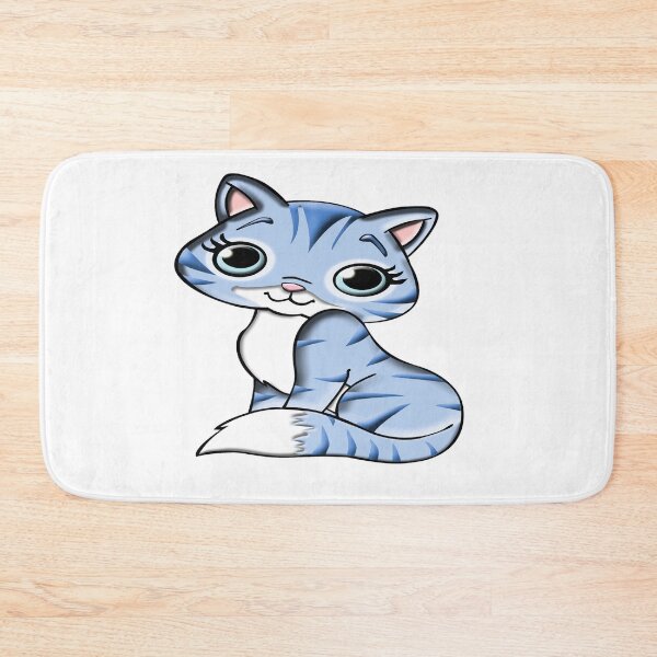 Item preview, Animal Blue Cartoon Cat designed and sold by kris-money.