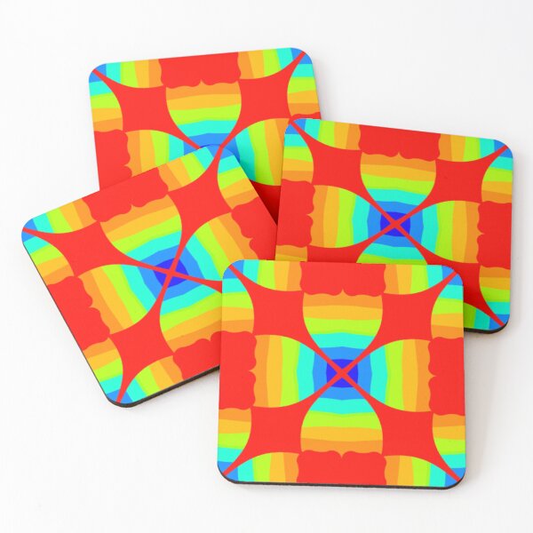 Item preview, Modern Abstract Rainbow Colorful Flower Pattern designed and sold by Grafititee.