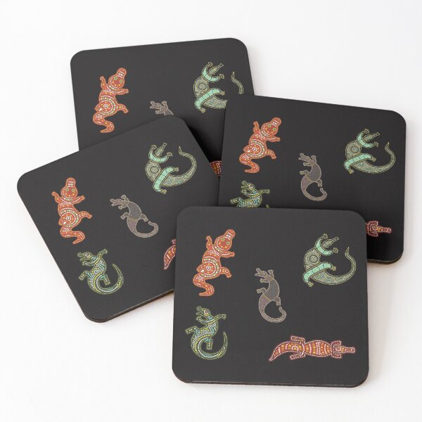 Item preview, Crocodile Australian Aboriginal Art  Sticker Pack designed and sold by GroveDesigns.