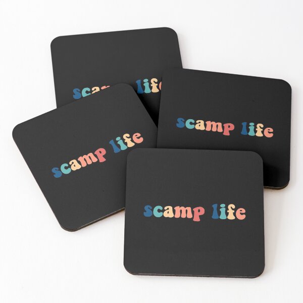 Artikelvorschau, Scamp Life Camping Zitat entworfen und verkauft von MoodyApparel.