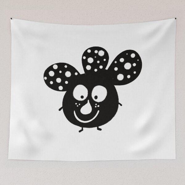 Item preview, Funny black and white creature nr12 designed and sold by KateCrafts.