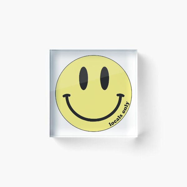 Item preview, Locals Only Smiley Face designed and sold by Riley Clarke.