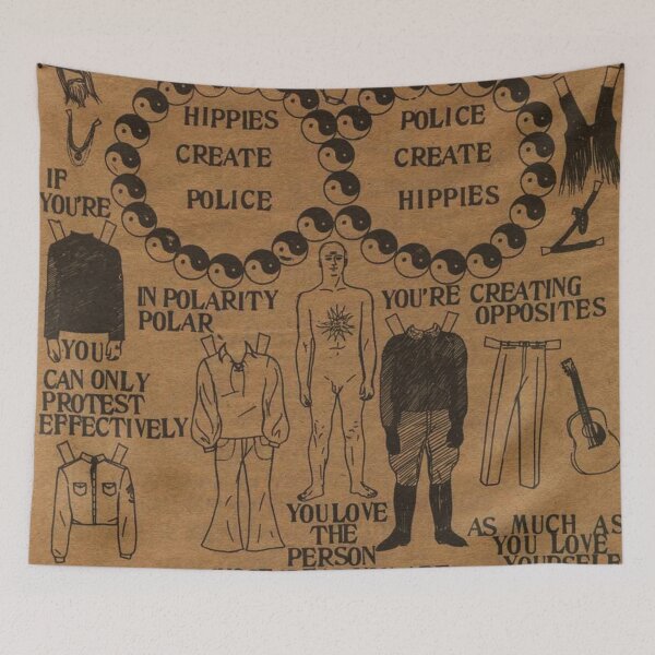 Item preview, Balance Duality Police Hippie designed and sold by GuyBlank.