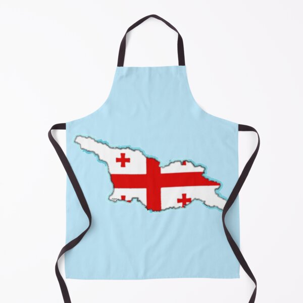 Item preview, Republic of Georgia Map With Georgian Flag designed and sold by Havocgirl.