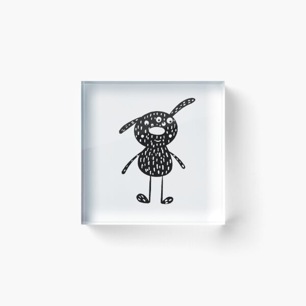 Item preview, Funny black and white creature nr13 designed and sold by KateCrafts.