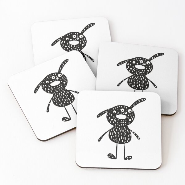 Item preview, Funny black and white creature nr13 designed and sold by KateCrafts.