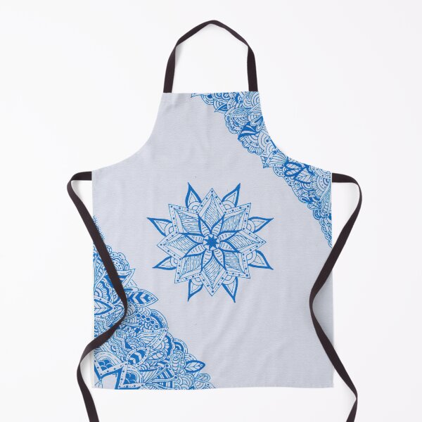 Item preview, Ocean Blue Border Mandala designed and sold by MarisaGoncalves.