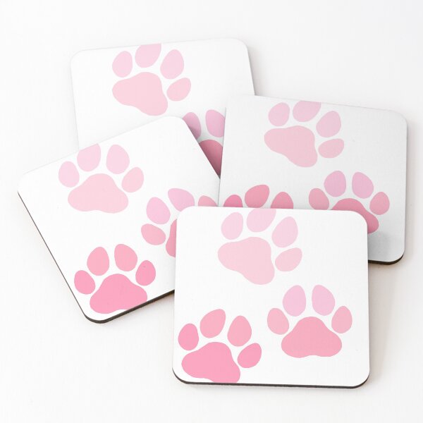 Item preview, Walking Paw Prints- Pink! designed and sold by jenartfart.