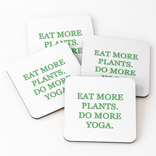 Item preview, EAT MORE PLANTS DO MORE YOGA designed and sold by firegalaxy.