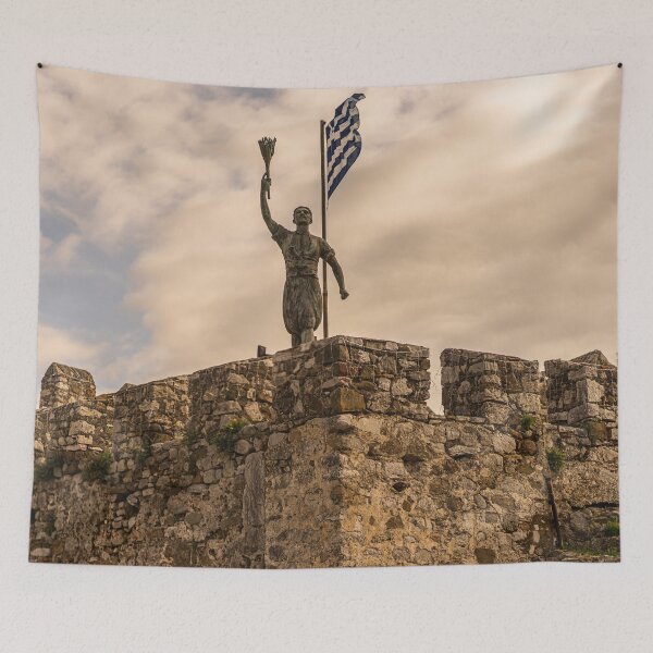 Item preview, Nafpaktos Fortress designed and sold by KensLensDesigns.