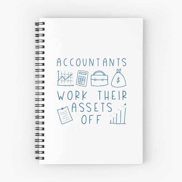 Item preview, Accountants Work Their Assets Off designed and sold by LuckyFoxDesigns.