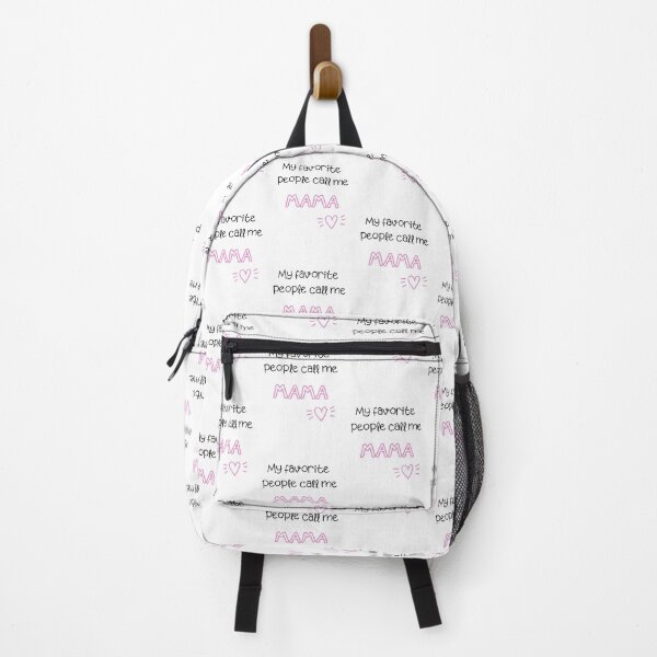 Item preview, My favorite people call me mama print on white designed and sold by Pundressed.