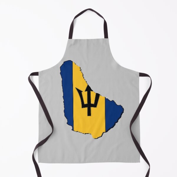 Item preview, Barbados Map With Barbadian Flag designed and sold by Havocgirl.