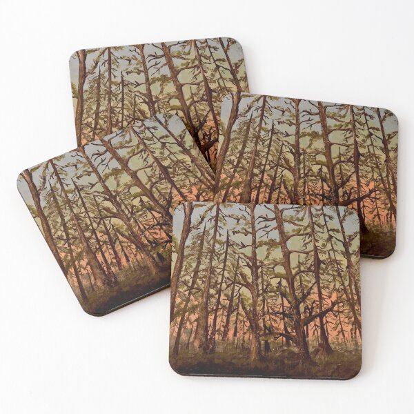 Early Spring Hike Coasters (Set of 4)