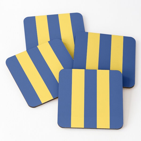 Item preview, Leeds Retro 1994 Blue and Yellow Away Striped designed and sold by Sporting Colour.
