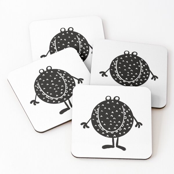 Item preview, Funny black and white creature nr16 designed and sold by KateCrafts.