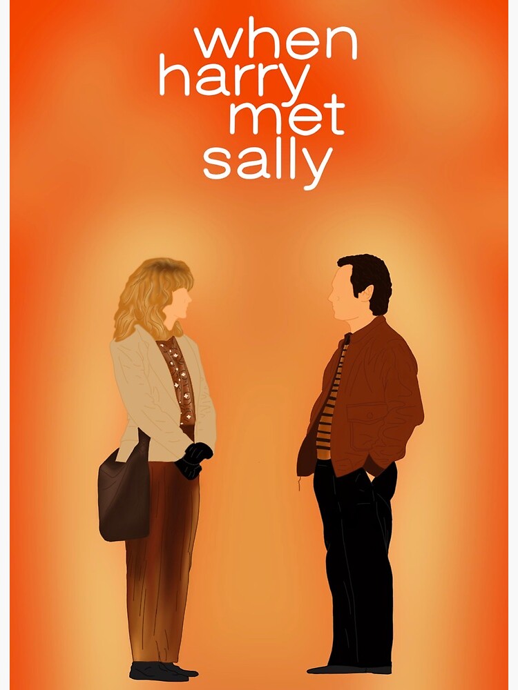 When Harry Met Sally Minimalist Poster | Art Board Print