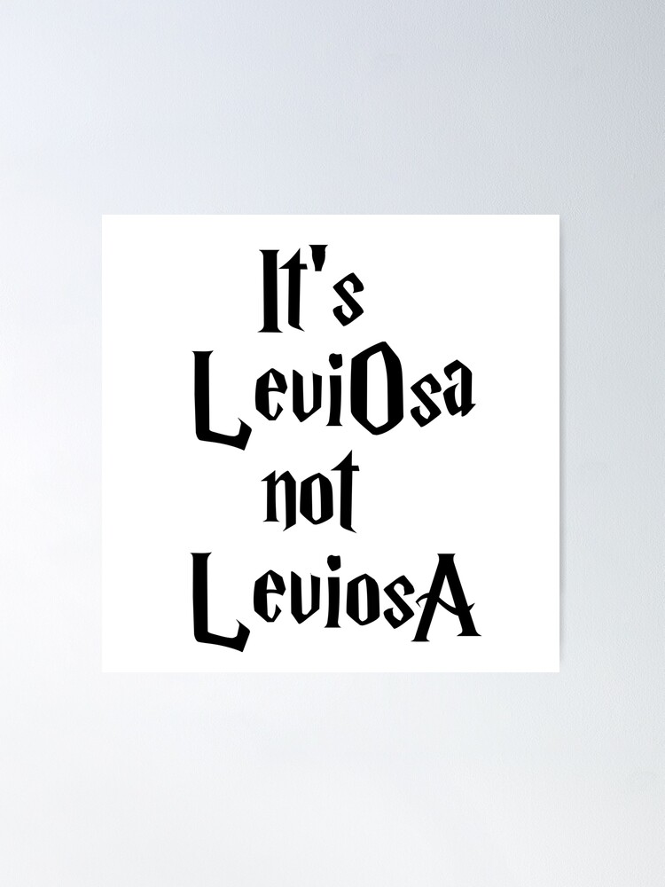 It's Leviosa, not Leviosá!” – Feitiços e Doenças