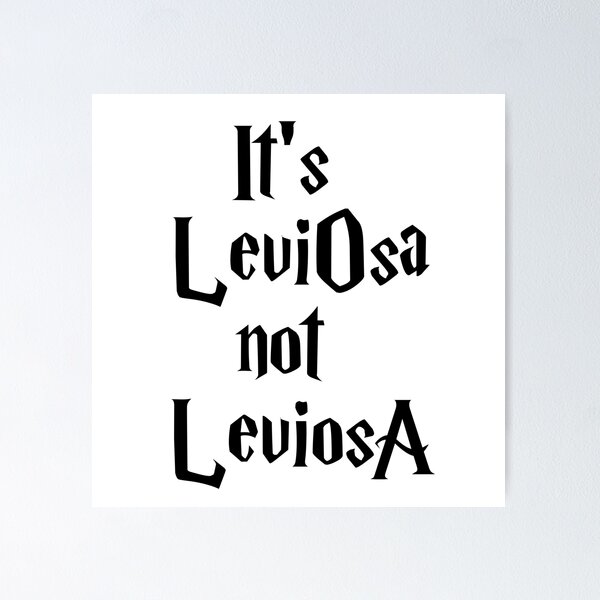 Quadro e poster Harry Potter - It's leviosa, not Leviosaa! » - Quadrorama