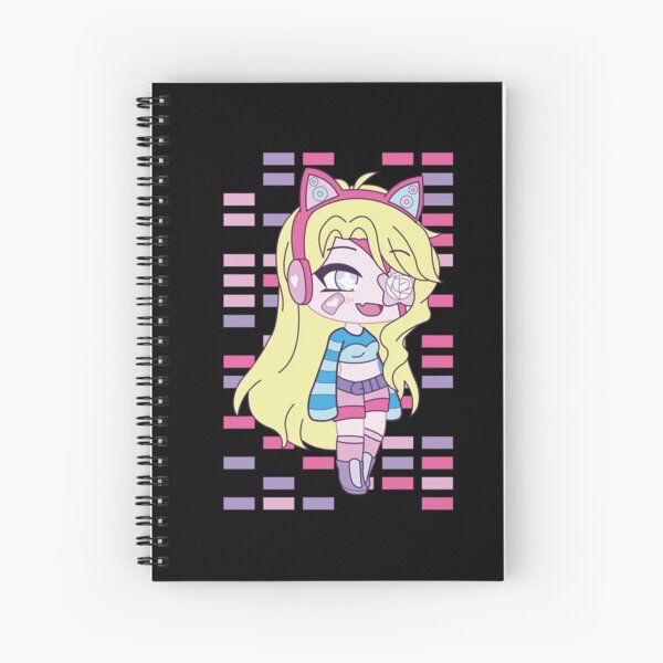 Cookie Gacha Life Spiral Notebook Ruled Line 