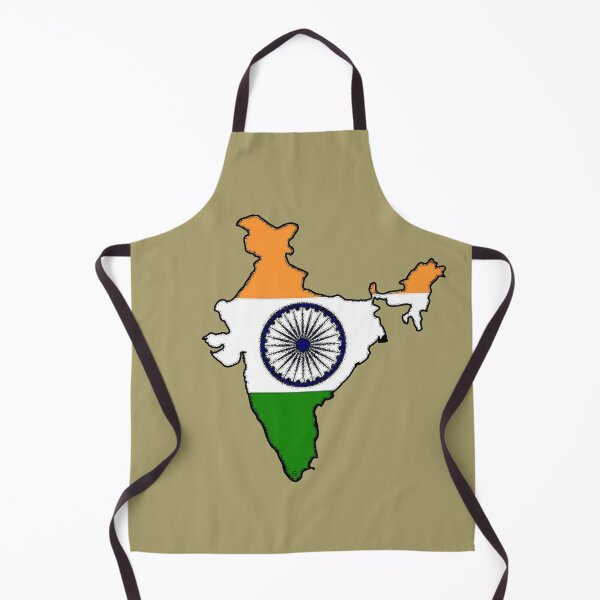 Item preview, India Map With Indian Flag designed and sold by Havocgirl.