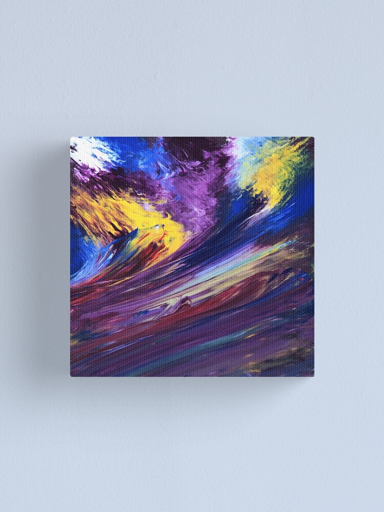 "Rainbow Tidal Wave" Canvas Print for Sale by WildForestArt Redbubble