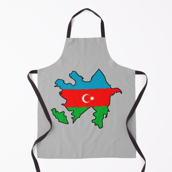 Item preview, Azerbaijan Map With Flag designed and sold by Havocgirl.