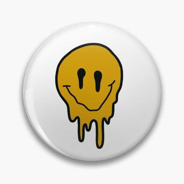 Item preview, yellow drippy smiley face  designed and sold by zarapatel.