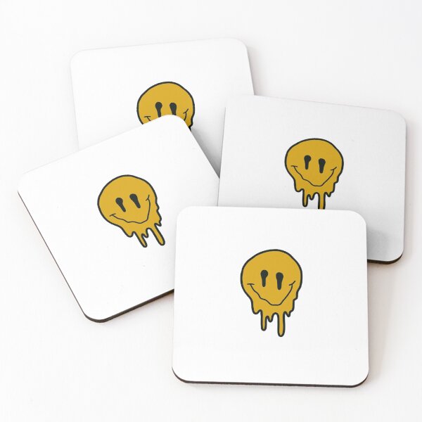 Item preview, yellow drippy smiley face  designed and sold by zarapatel.