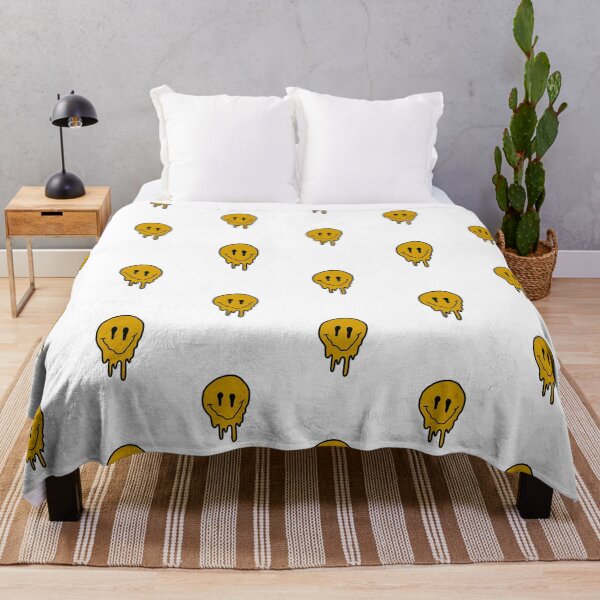 Item preview, yellow drippy smiley face designed and sold by zarapatel.