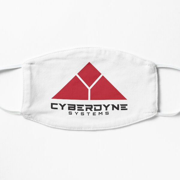 Logo Cyberdyne (rouge) Masque sans plis