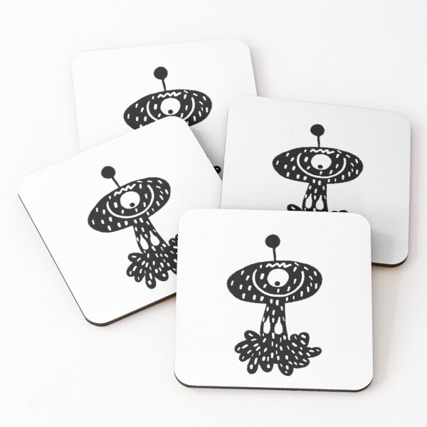 Item preview, Funny black and white creature nr19 designed and sold by KateCrafts.