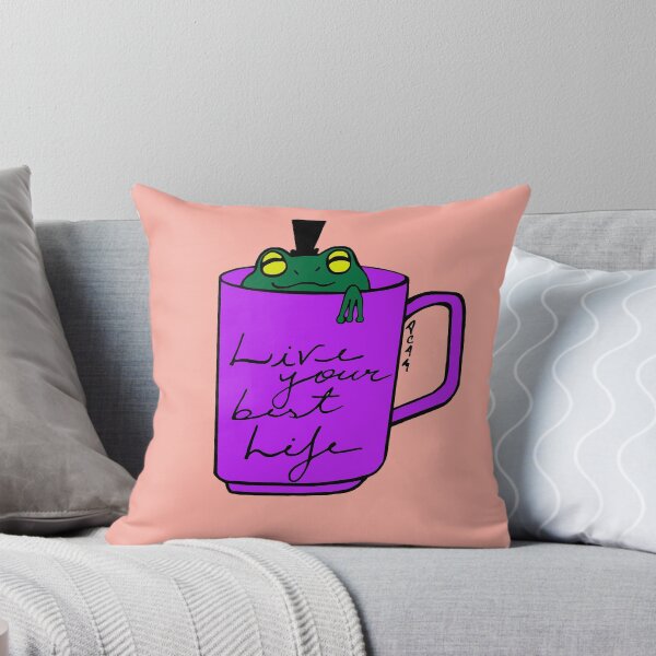Item preview, Live your best life frog designed and sold by acamilu.