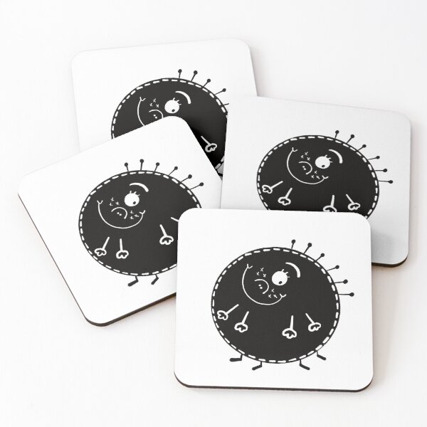 Item preview, Funny black and white creature nr21 designed and sold by KateCrafts.