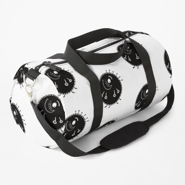 Funny black and white creature nr21 Duffle Bag