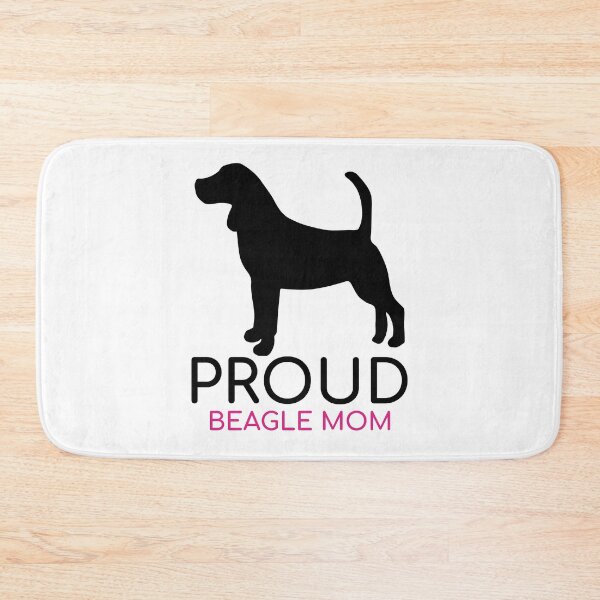Item preview, Beagle Silhouette "Proud Beagle mom"- Funny gift for beagle mom designed and sold by TamGustam.