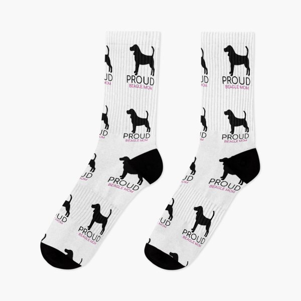 Item preview, Beagle Silhouette "Proud Beagle mom"- Funny gift for beagle mom designed and sold by TamGustam.