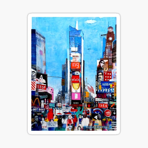 Times Sq II Sticker