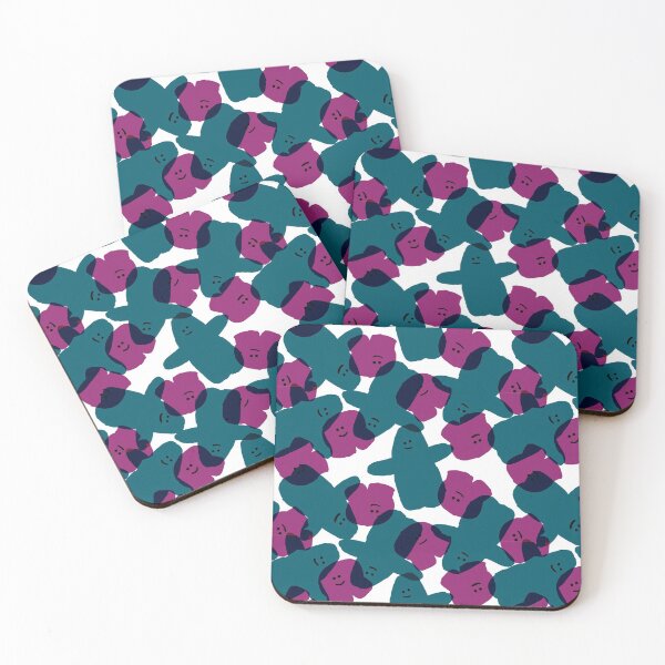 Item preview, Mashu Pattern: Teal and Purple designed and sold by MattFarmer.Art.