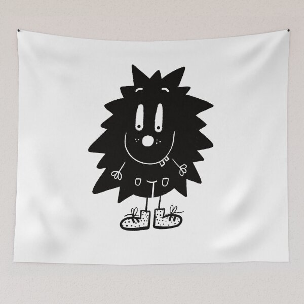 Item preview, Funny black and white creature nr22 designed and sold by KateCrafts.