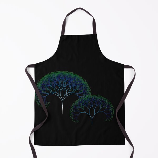 Item preview, Blue ocean colour fractal trees designed and sold by kzsg.