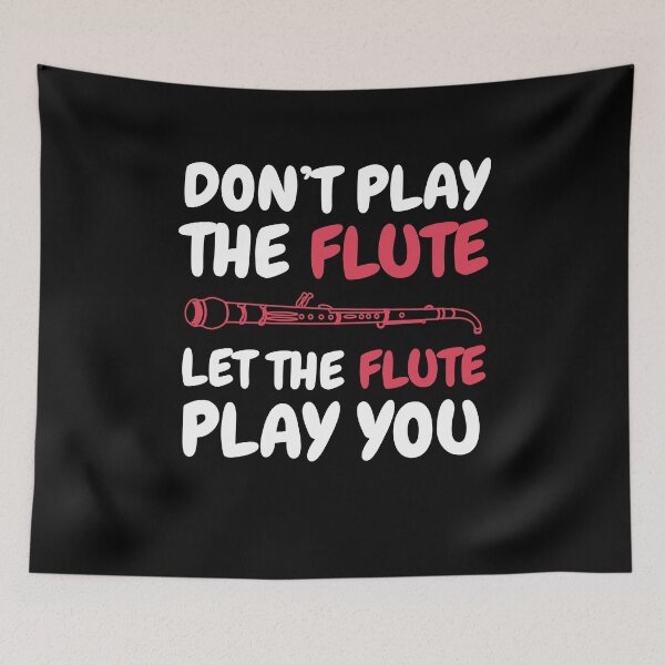 Item preview, Let The Flute Play You Flute Instrument designed and sold by MooonTees.