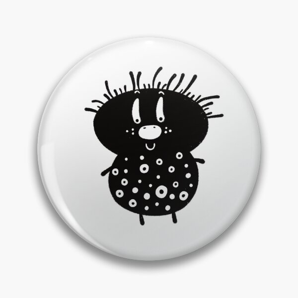 Item preview, Funny black and white creature nr23 designed and sold by KateCrafts.