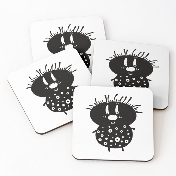 Item preview, Funny black and white creature nr23 designed and sold by KateCrafts.