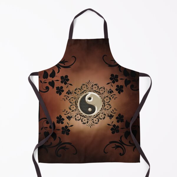 Item preview, The sign ying and yang with flowers designed and sold by nicky2342.