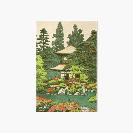 Item preview, Silver Pavilion - Yoshida Toshi - Japanese Art designed and sold by tsubadesigns.
