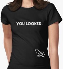 Circle Punching Game Women's Fitted T-Shirt